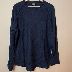 Jack & Jones Distressed Long-Sleeve (Large)